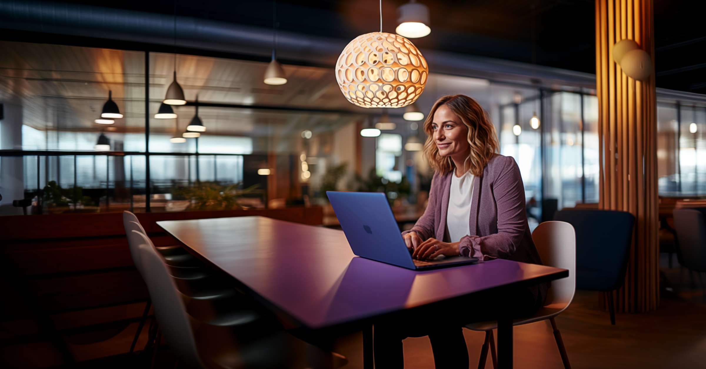 Woman at laptop