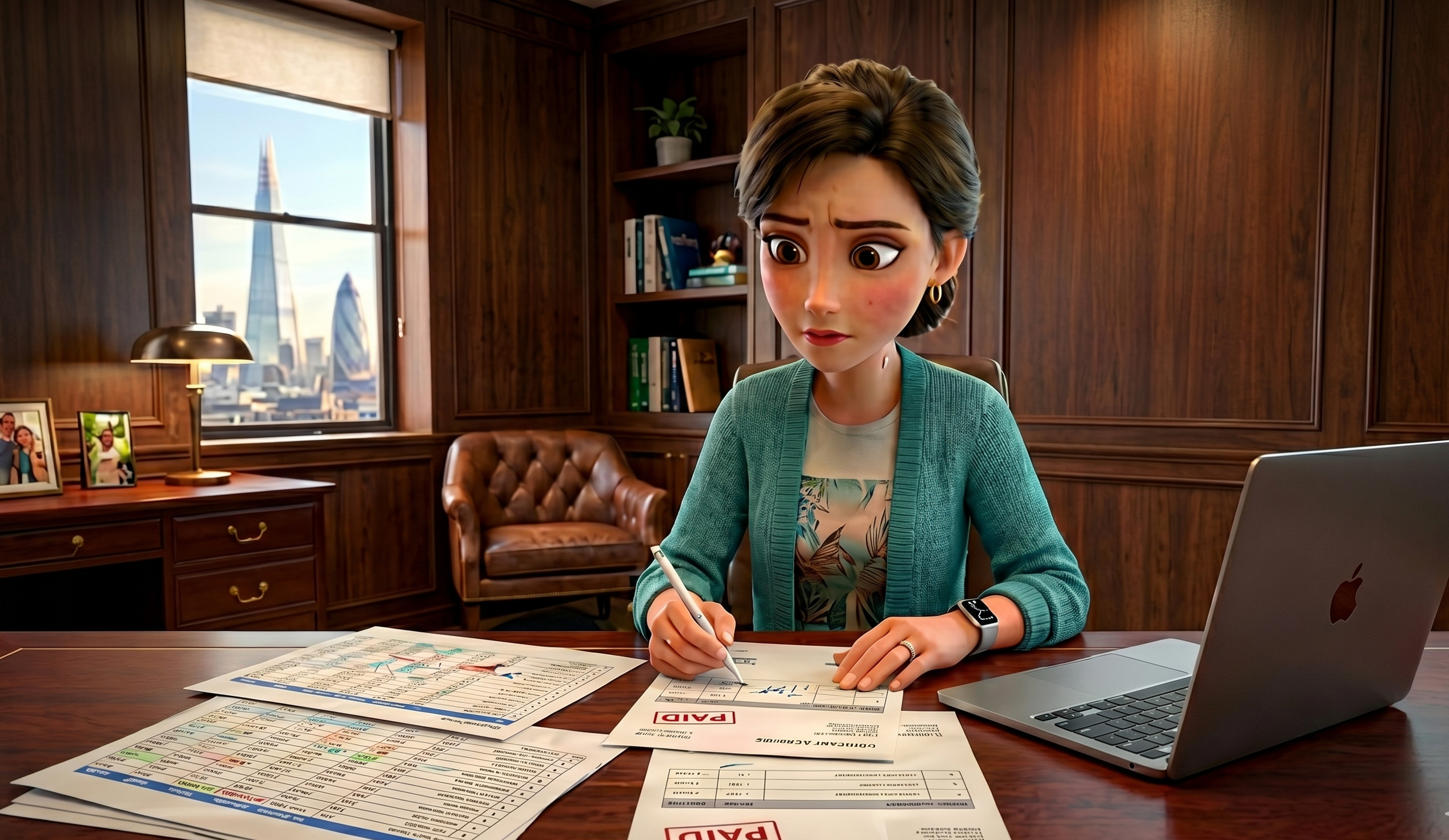 CFO getting across every general ledger account.