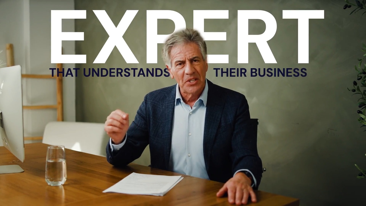 Andrew Banks to camera on the value of really knowing a client