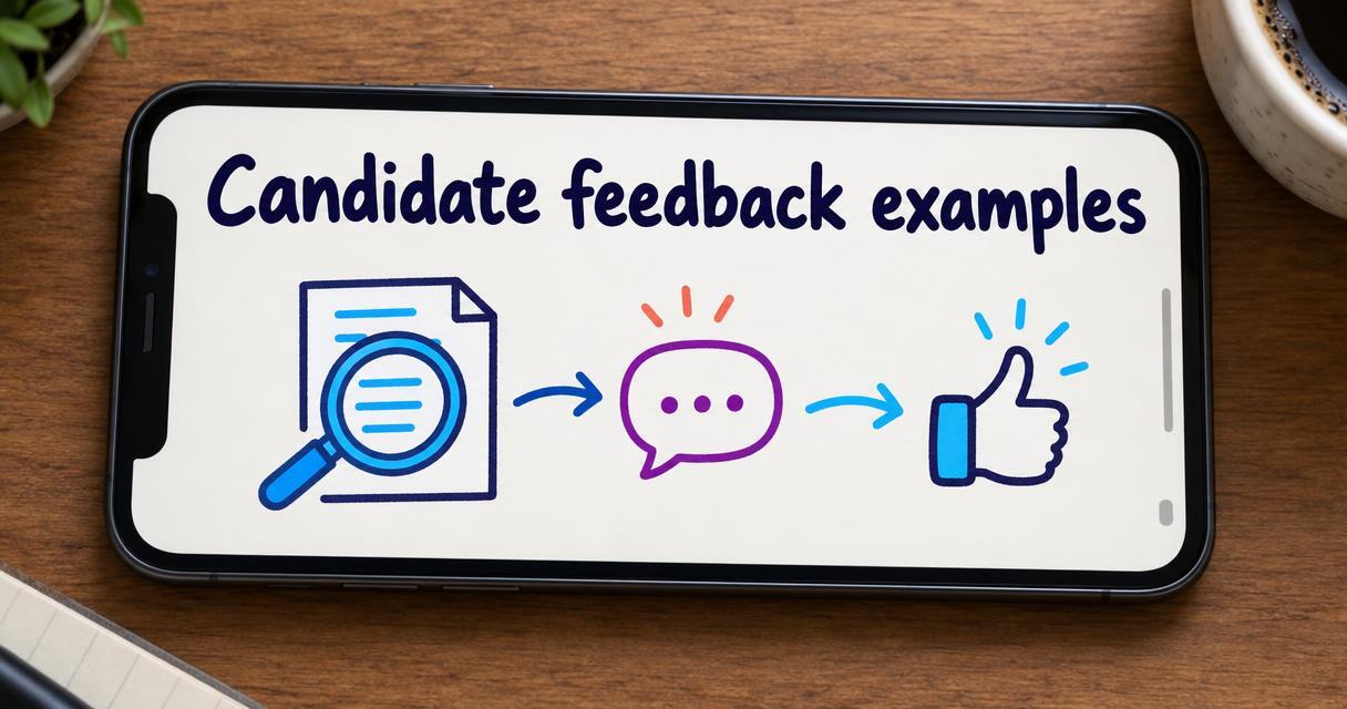 Candidate feedback examples