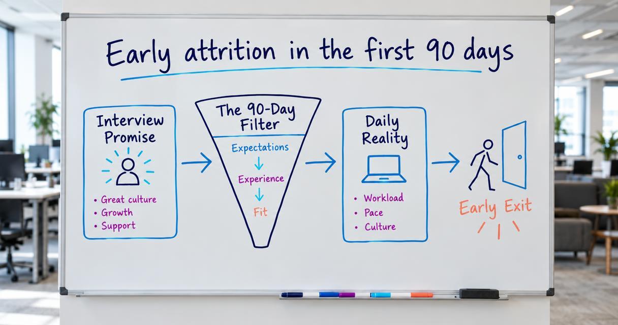 Early attrition in the first 90 days