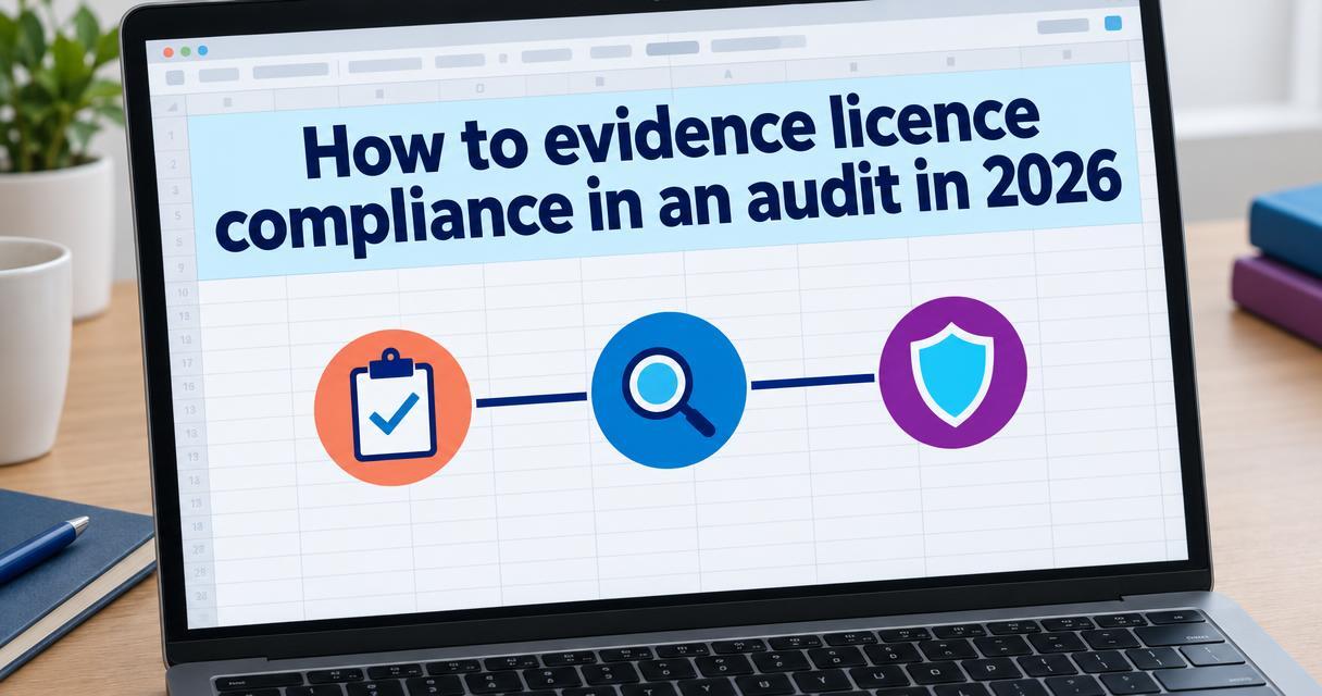How to evidence licence compliance in an audit in 2026