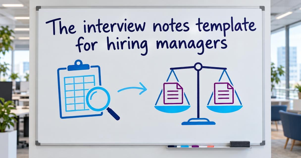 The interview notes template for hiring managers