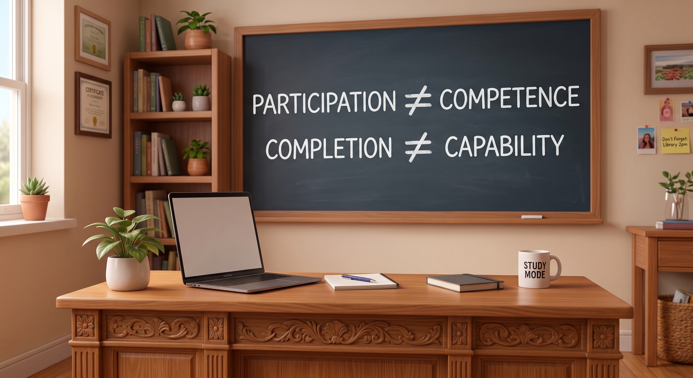 participation is not competence
