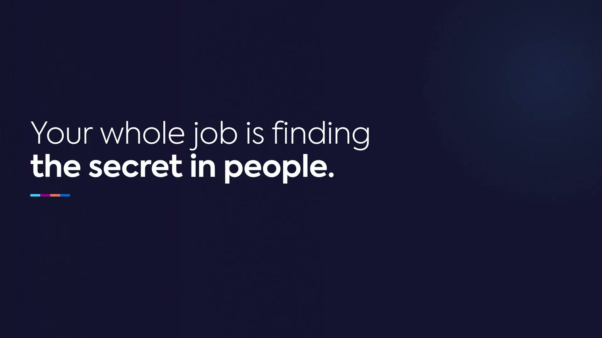 Thirty-second Compono brand film on the secret held in a company's people