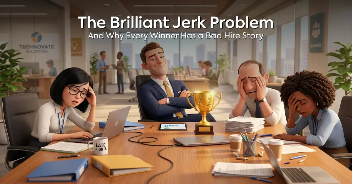 The Brilliant Jerk Problem