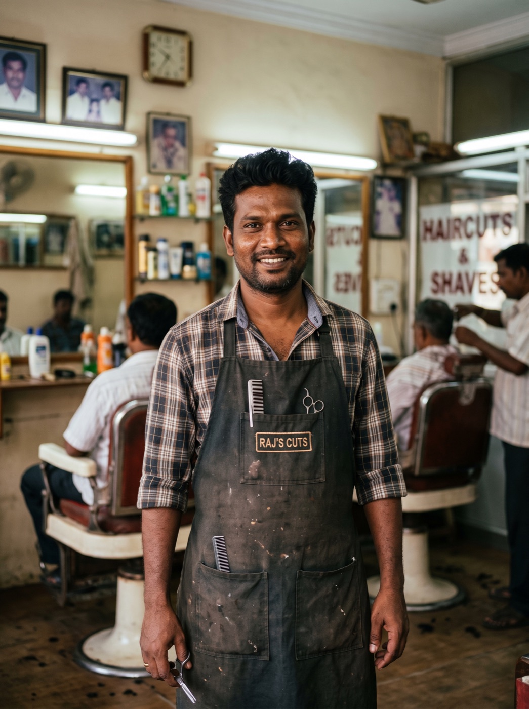 Small business owner, barber