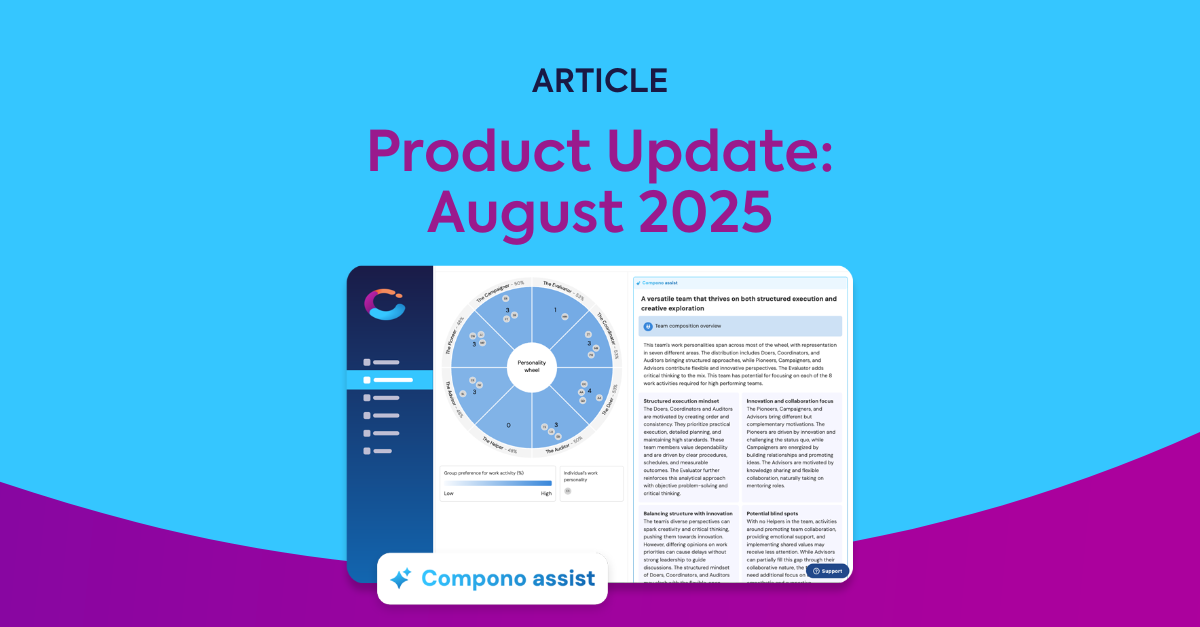 Product Update August 2025