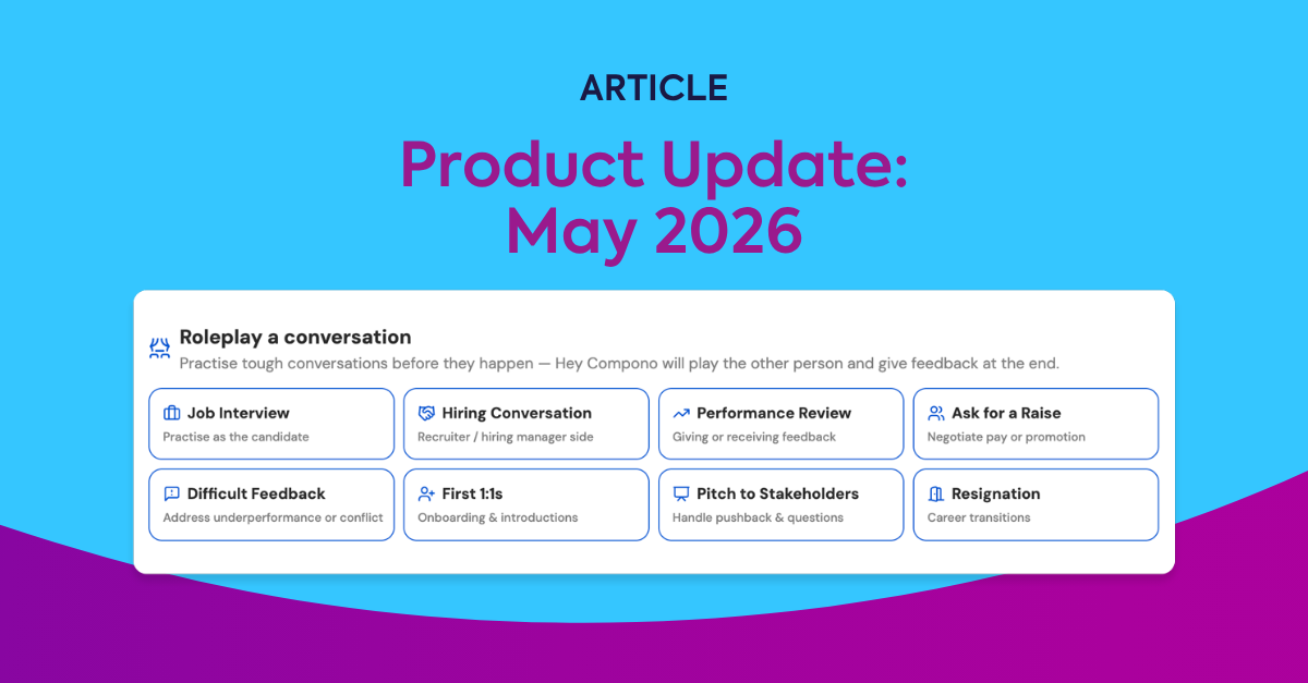 Product Update May 2026