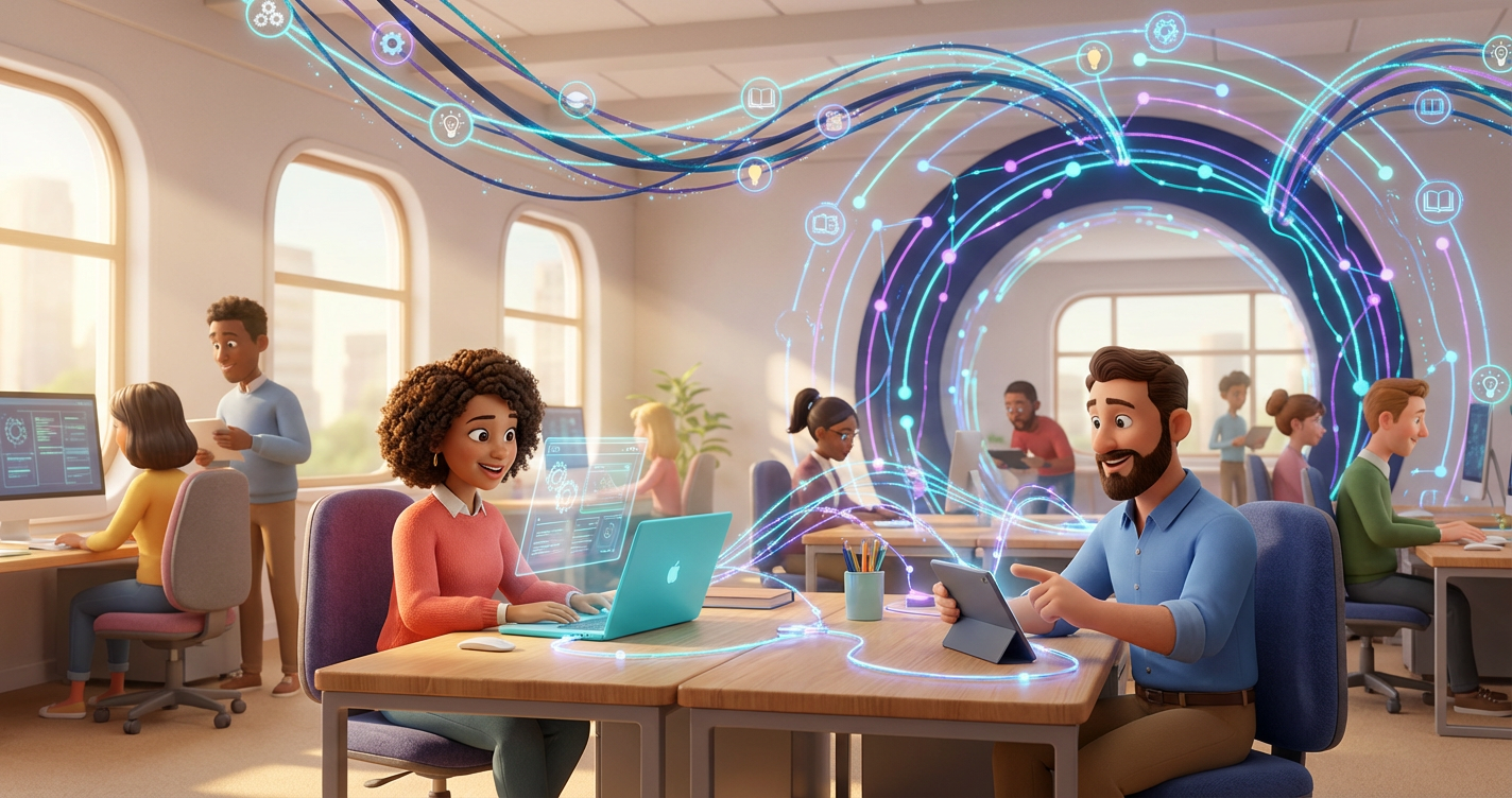 How an adaptive learning platform personalises team development