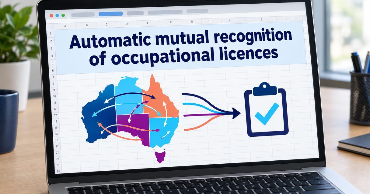 Automatic mutual recognition of occupational licences