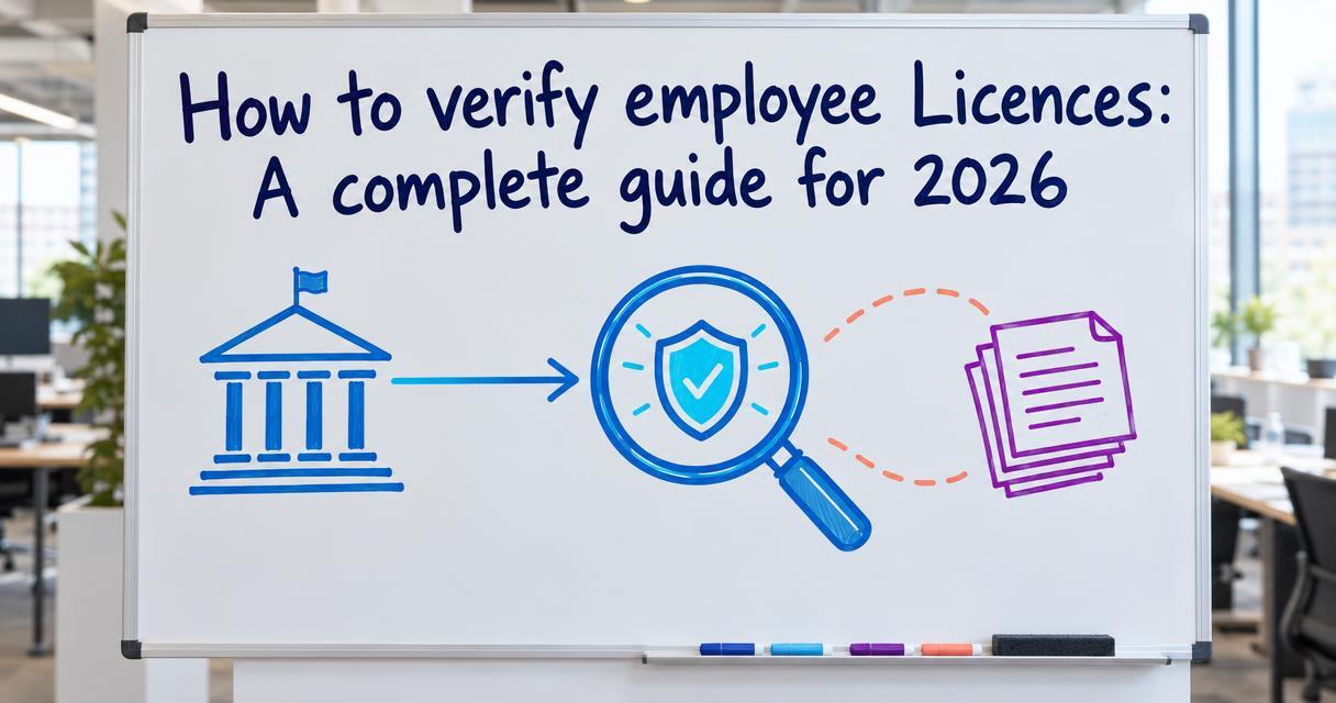 How to verify employee Licences: A complete guide for 2026