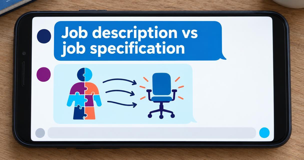 Job description vs job specification