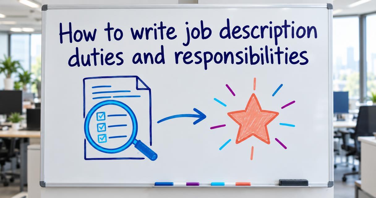 How to write job description duties and responsibilities