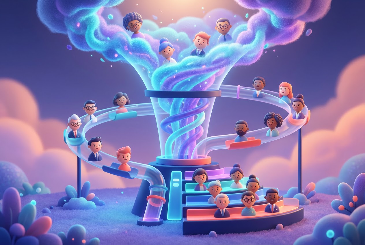 Section 1 illustration for AI in HR: How technology is transforming modern teams