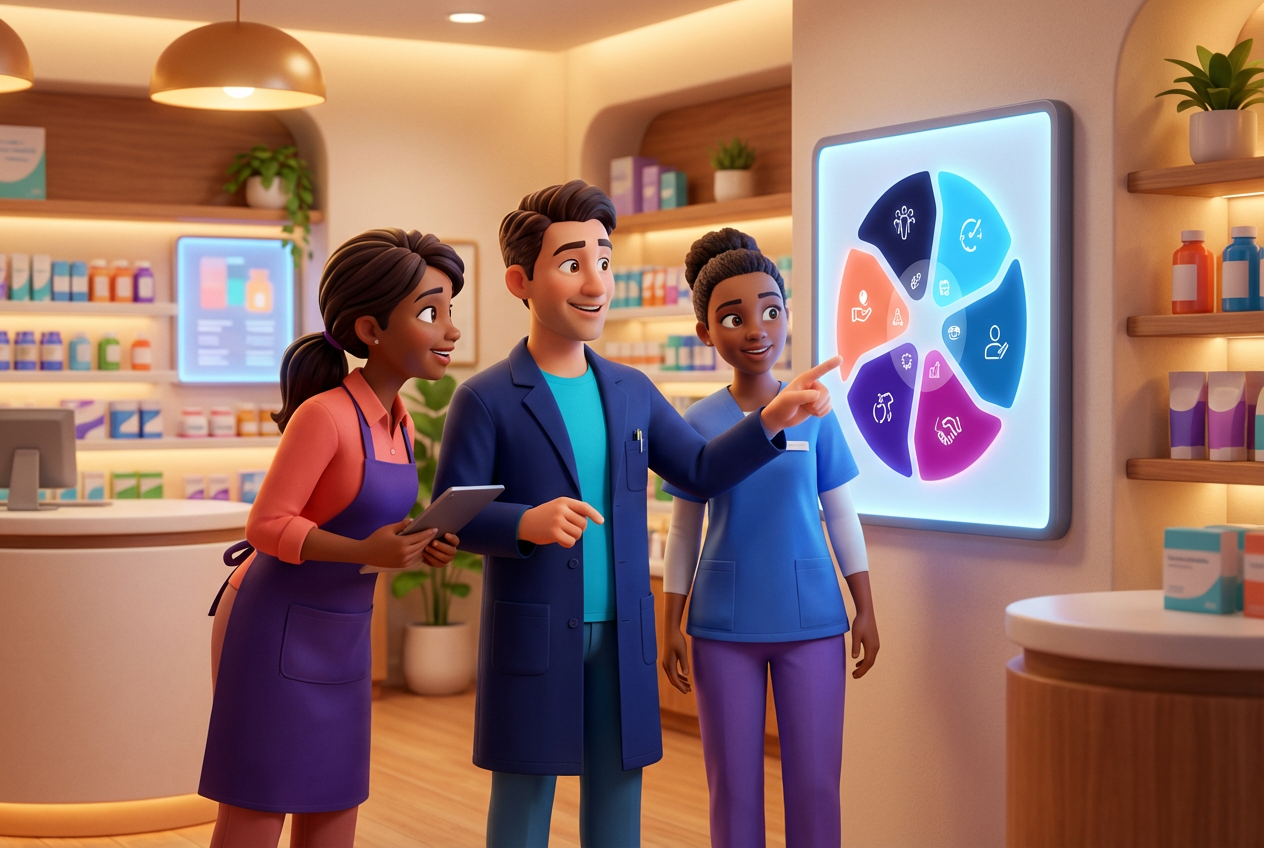 Section 1 illustration for Best competency management platform for pharmacies