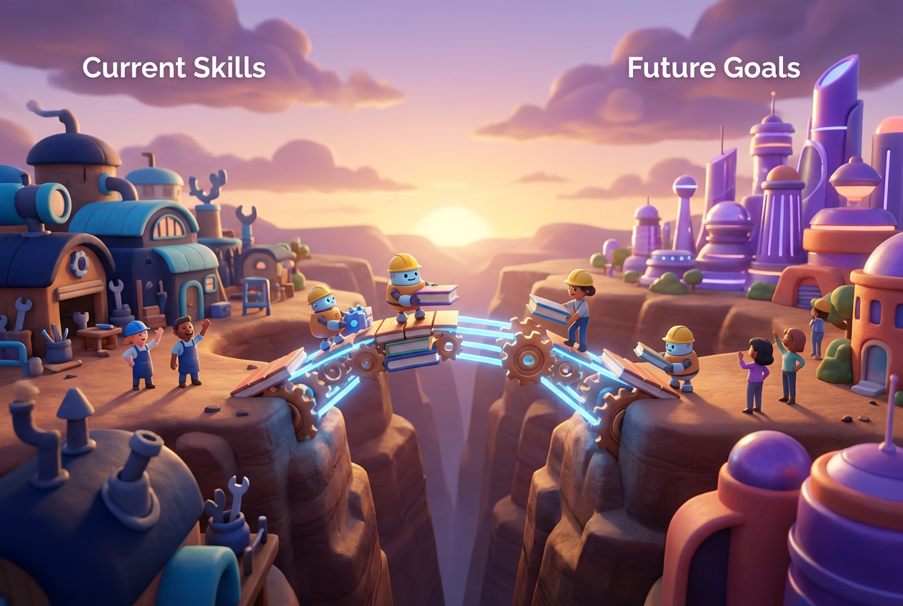 Section 1 illustration for How to address capability gaps with effective training