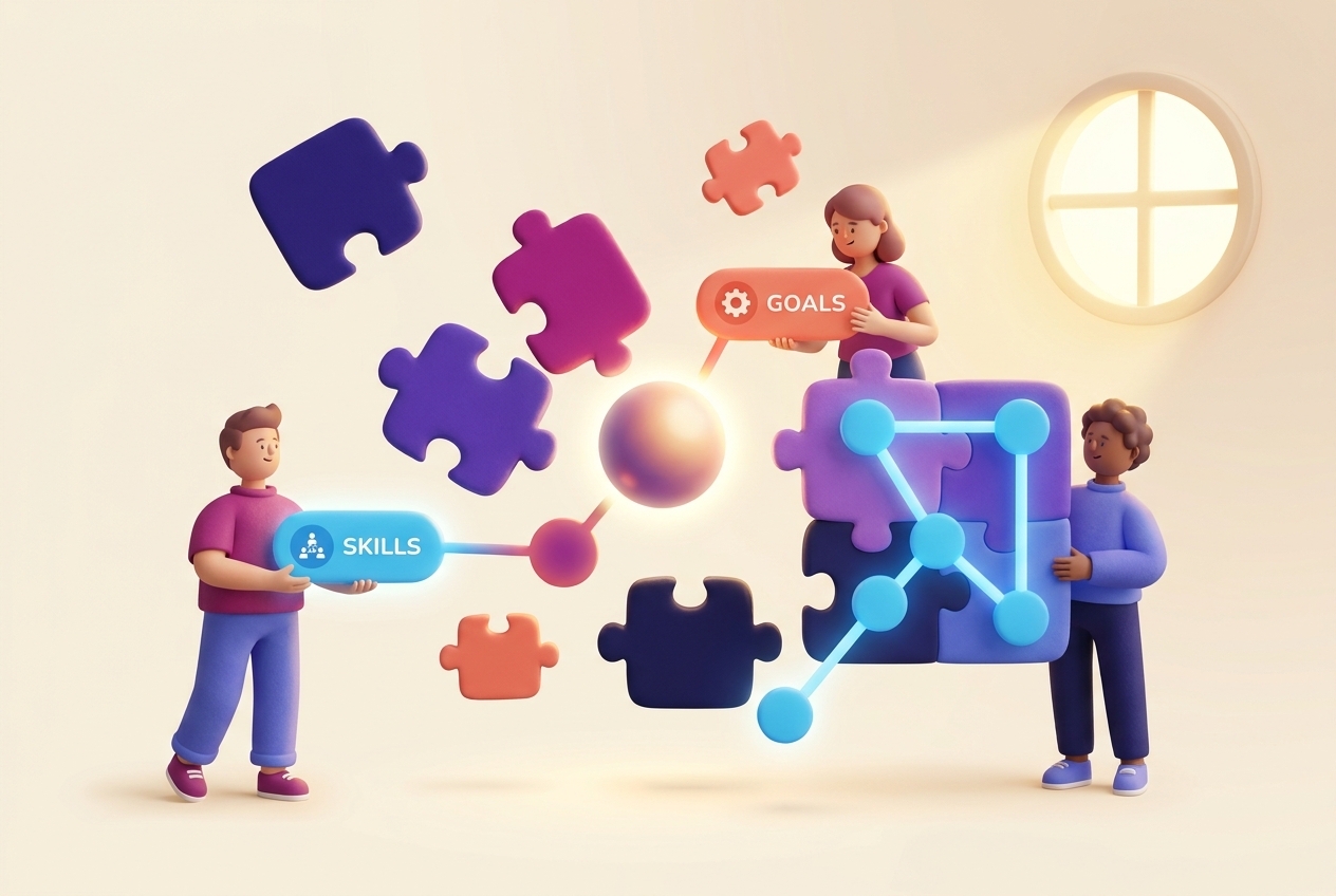 Section 1 illustration for How L&D managers use competency framework software