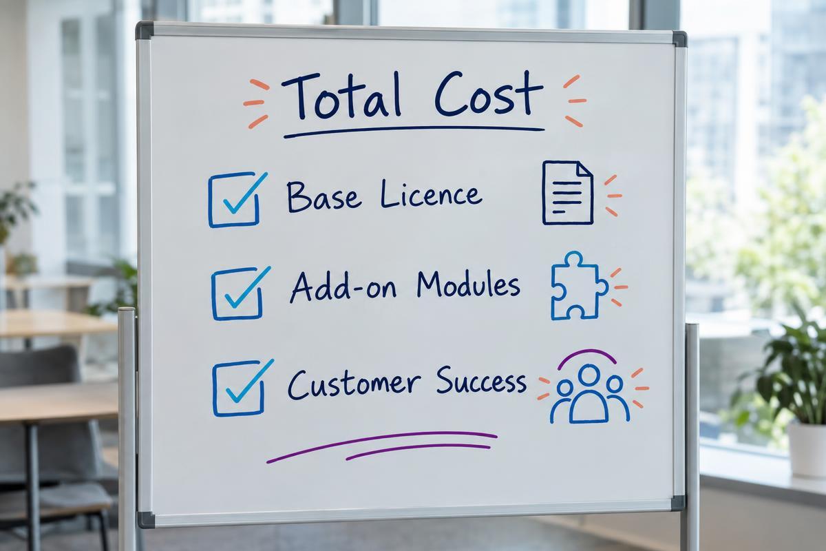 Detailed cost drivers and minimum commitments