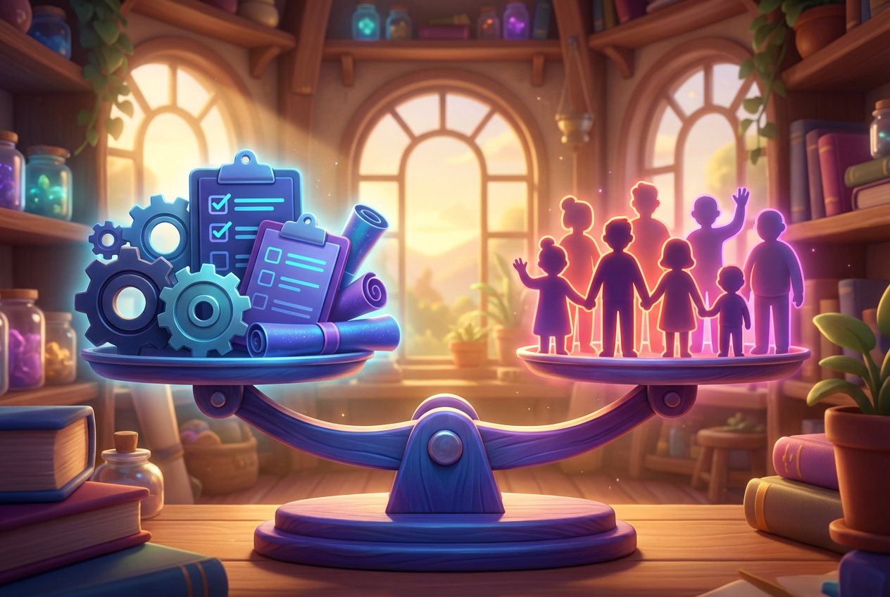 Section 1 illustration for Process vs people decisions HR: balancing systems and talent