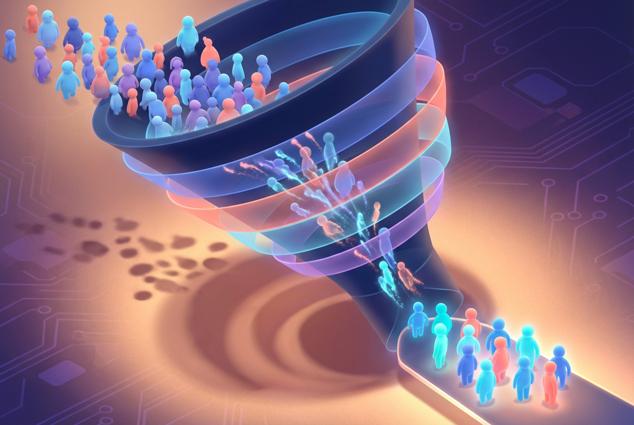Section 1 illustration for How to scale recruitment with volume hiring assessments