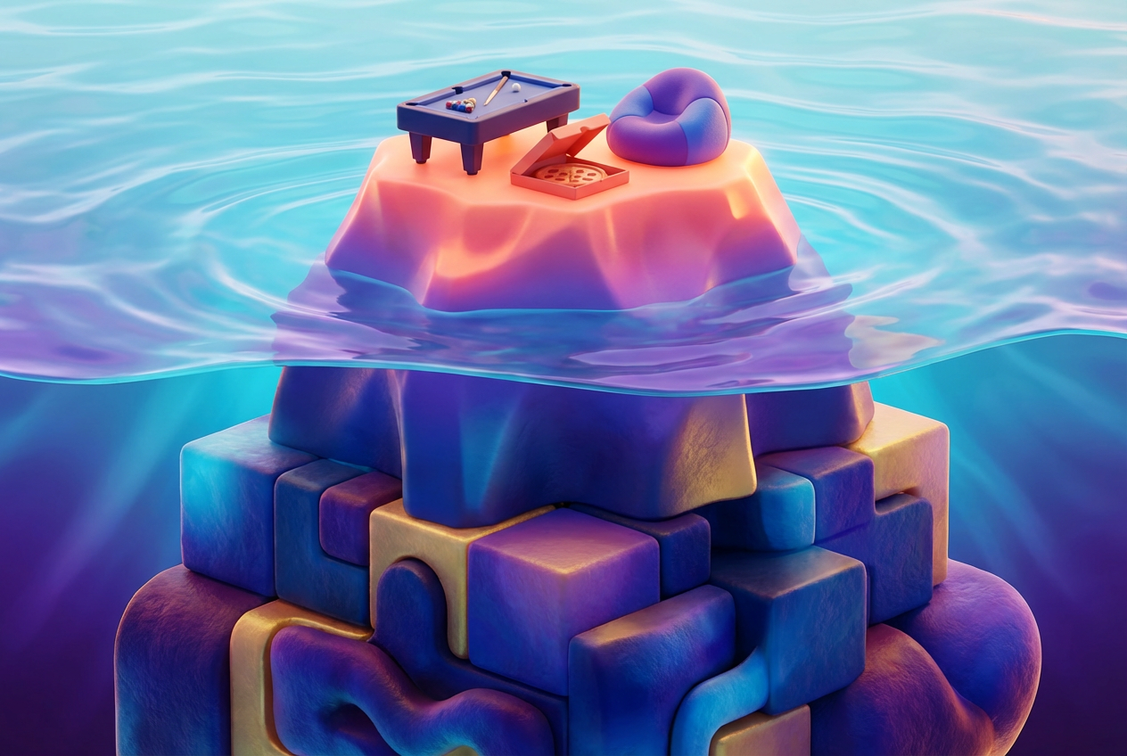 Section 1 illustration for Why pool tables don't fix culture in the modern workplace