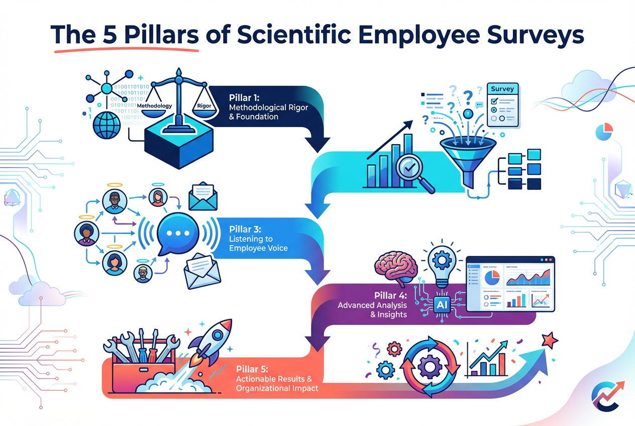 Infographic: The 5 Pillars of Scientific Employee Surveys