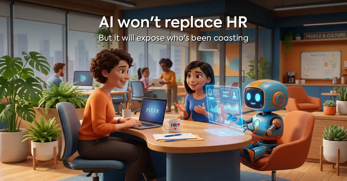 AI won't replace HR (but it will expose who's been coasting)