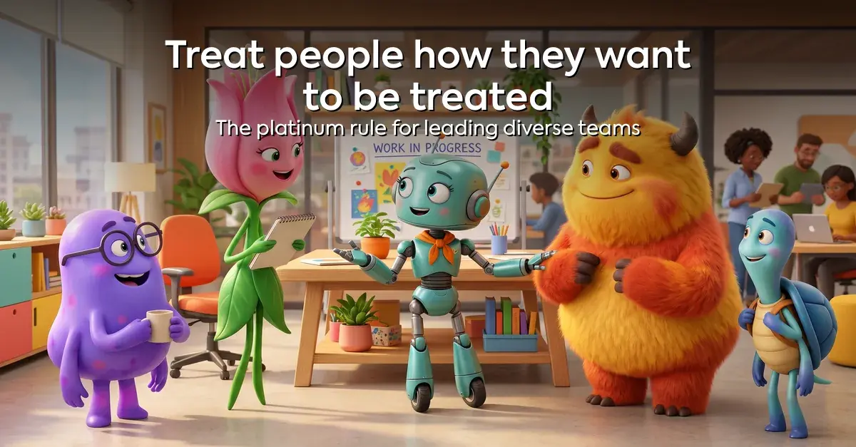 Treat people how they want to be treated (the platinum rule for leading diverse teams)