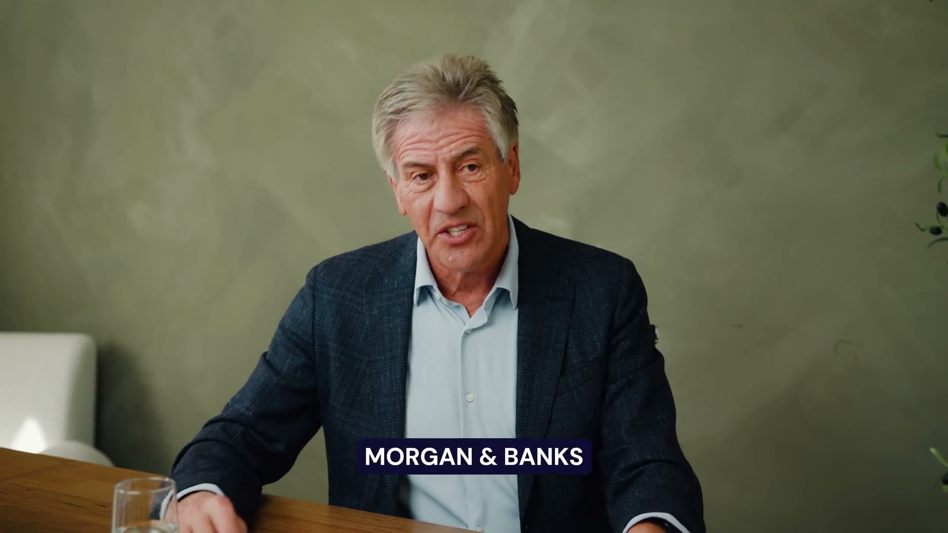 Andrew Banks to camera on how a new recruiter earns a client's trust